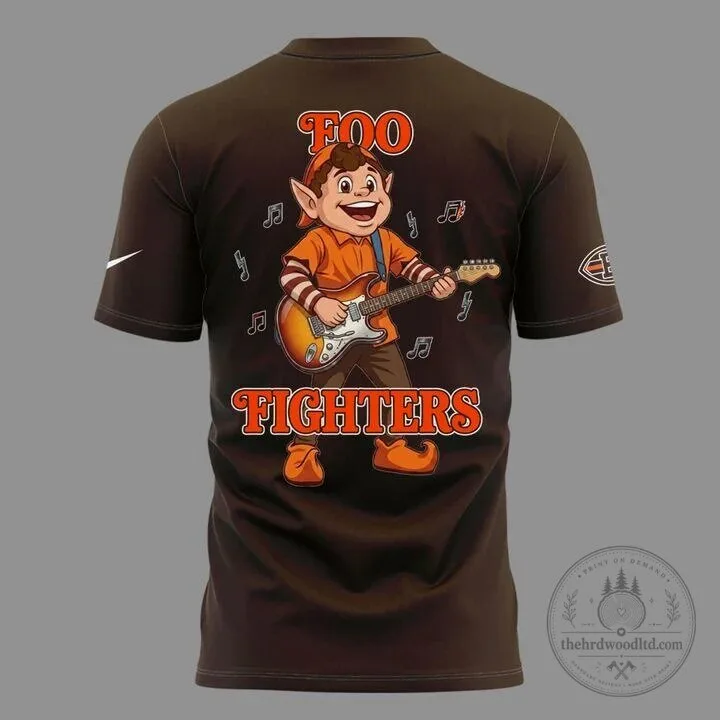 Foo Fighters Cleveland Browns Shirt Take Cover Tour 2026 Concert T-Shirt 7 Foo Fighters Cleveland Browns Shirt Take Cover Tour 2026 Concert T-Shirt