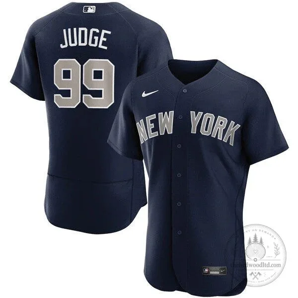 Aaron Judge New York Yankees Navy Blue Baseball Jersey 4 Aaron Judge New York Yankees Navy Blue Baseball Jersey