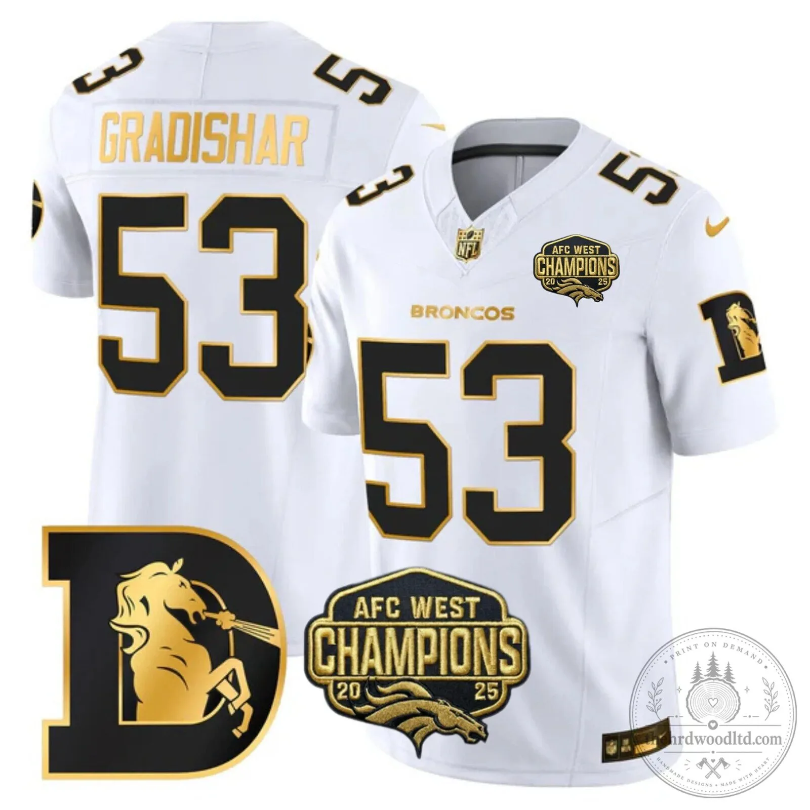 AFC West Champions Denver Broncos John Elway Number 7 Black Football Jersey 35 AFC West Champions Denver Broncos John Elway Number 7 Black Football Jersey