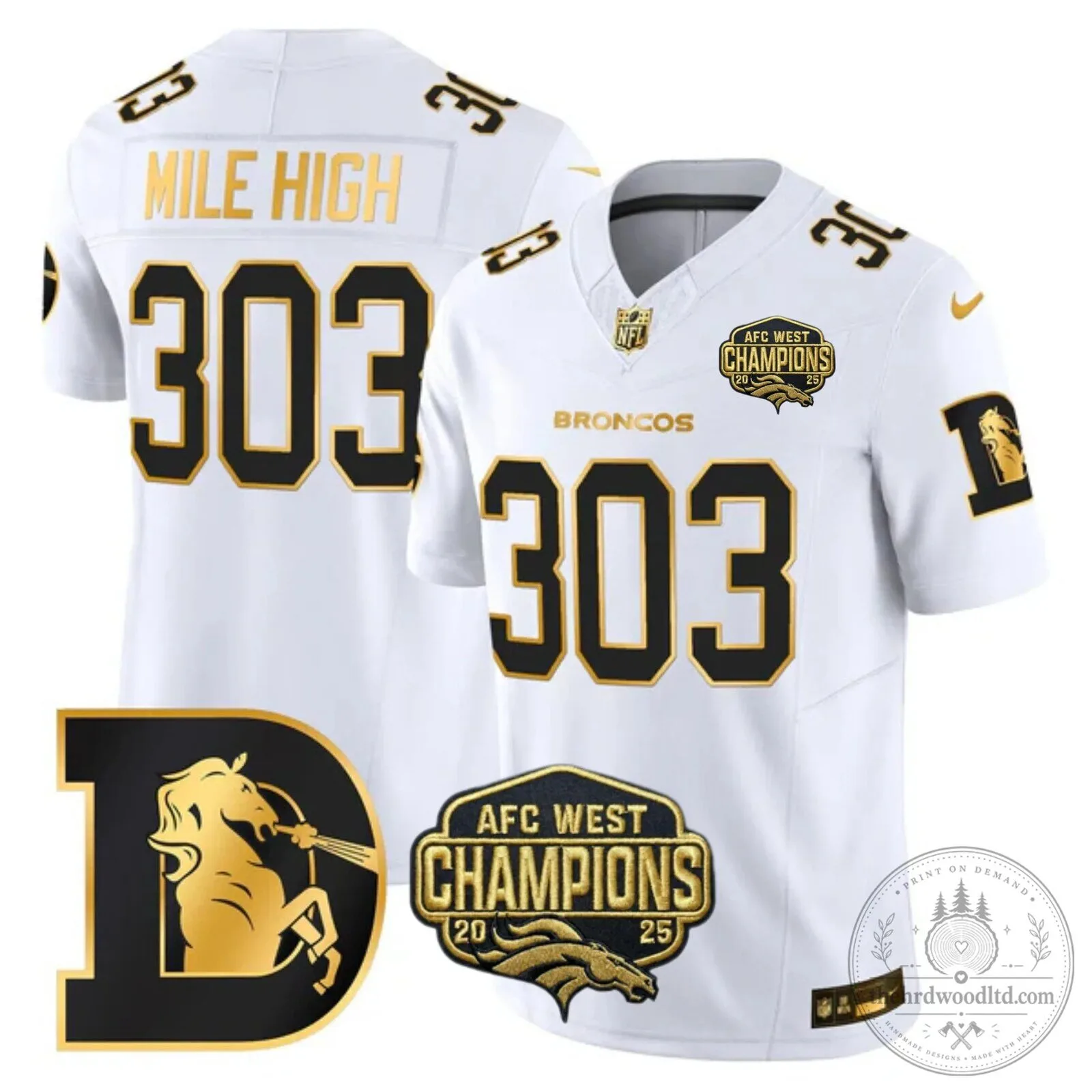 AFC West Champions Denver Broncos John Elway Number 7 Black Football Jersey 36 AFC West Champions Denver Broncos John Elway Number 7 Black Football Jersey