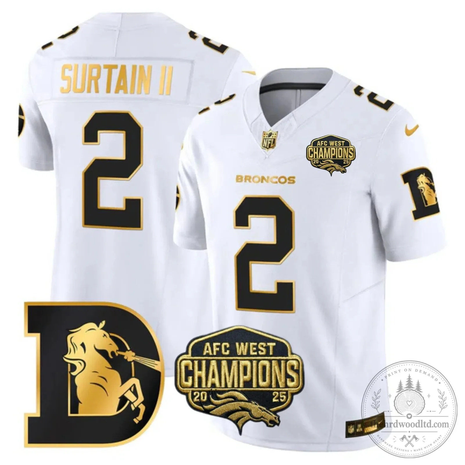 AFC West Champions Denver Broncos John Elway Number 7 Black Football Jersey 55 AFC West Champions Denver Broncos John Elway Number 7 Black Football Jersey