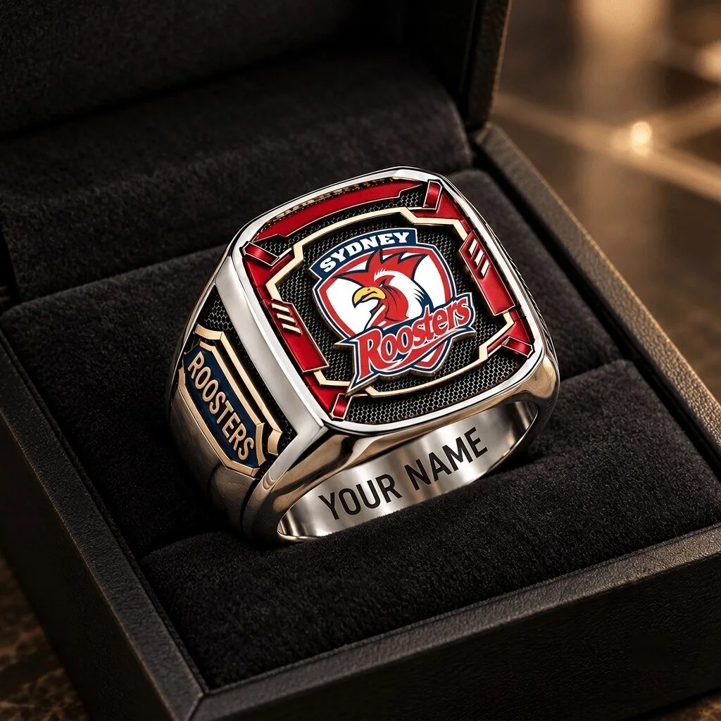 Sydney Roosters National Rugby League Custom Fan Championship Ring