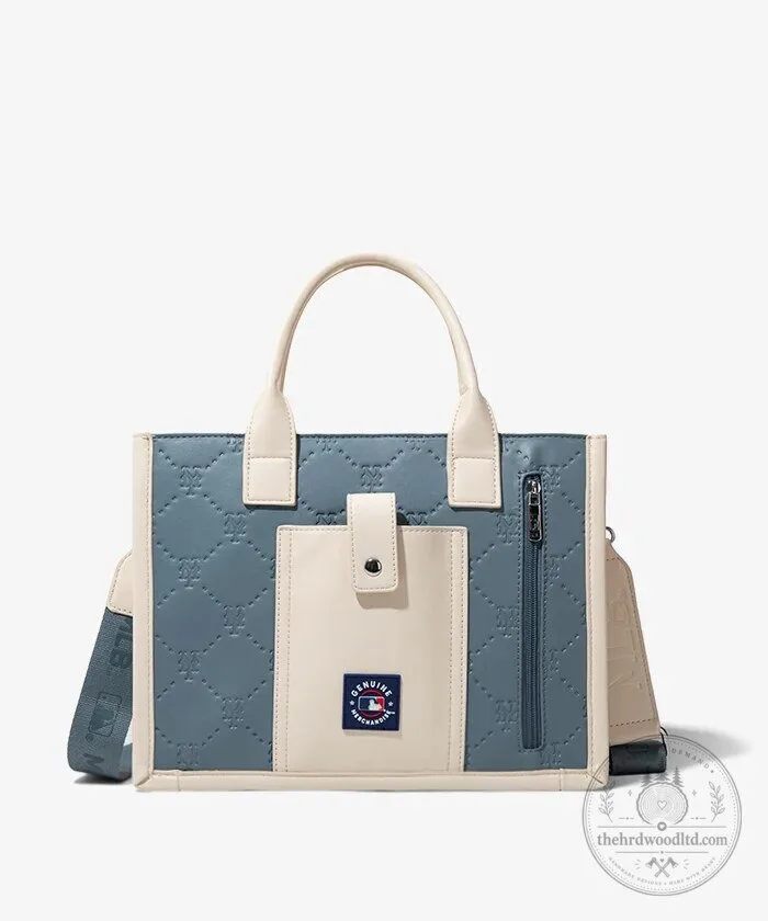 New York Mets Baseball Team Tote Bag with Embroidered Logo and Stitching 38 New York Mets Baseball Team Tote Bag with Embroidered Logo and Stitching