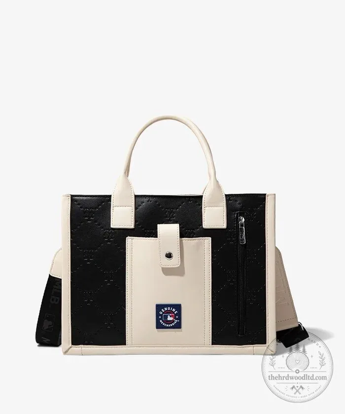New York Mets Baseball Team Tote Bag with Embroidered Logo and Stitching 52 New York Mets Baseball Team Tote Bag with Embroidered Logo and Stitching