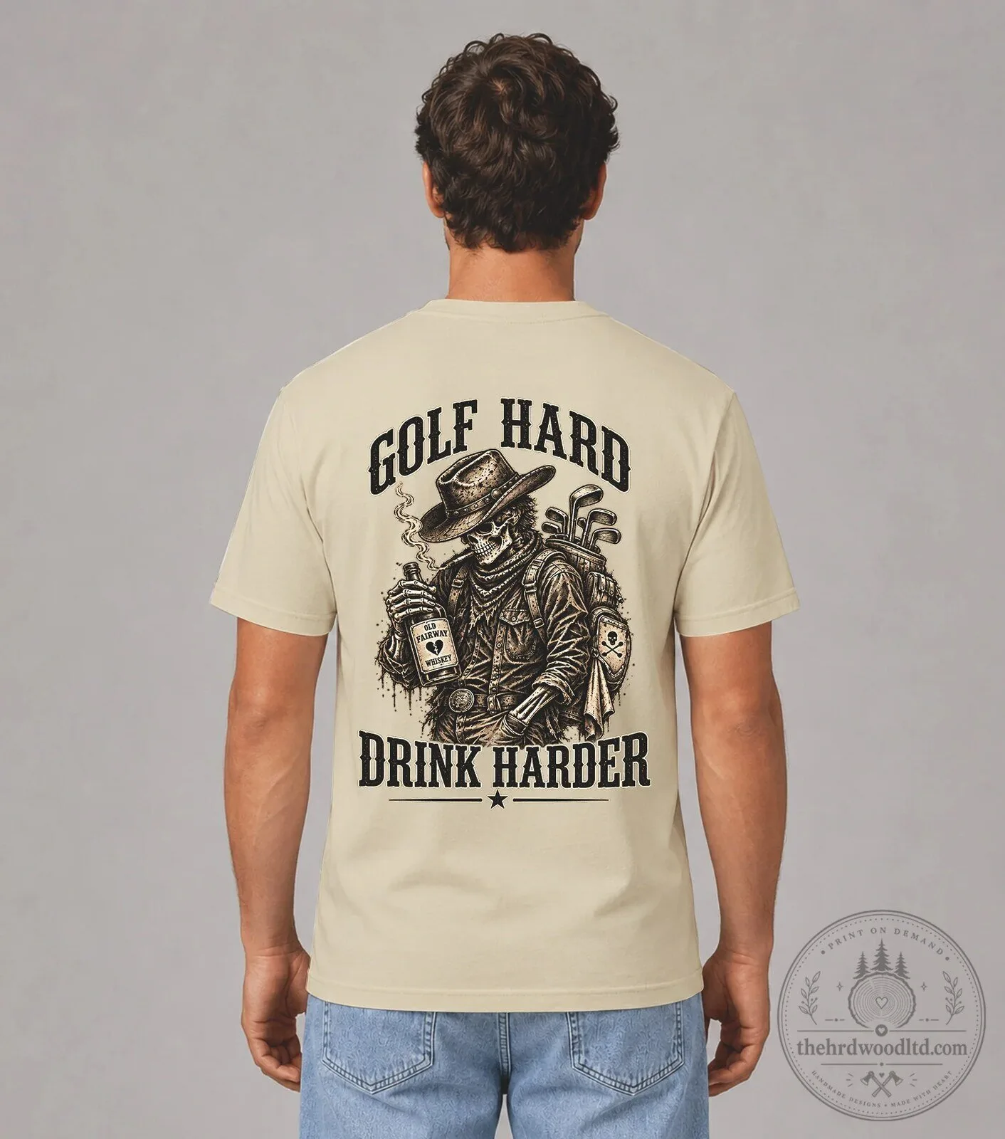 Golf Hard Drink Harder Skeleton Cowboy Shirt, Funny Golfing T-Shirt 11 Golf Hard Drink Harder Skeleton Cowboy Shirt, Funny Golfing T-Shirt