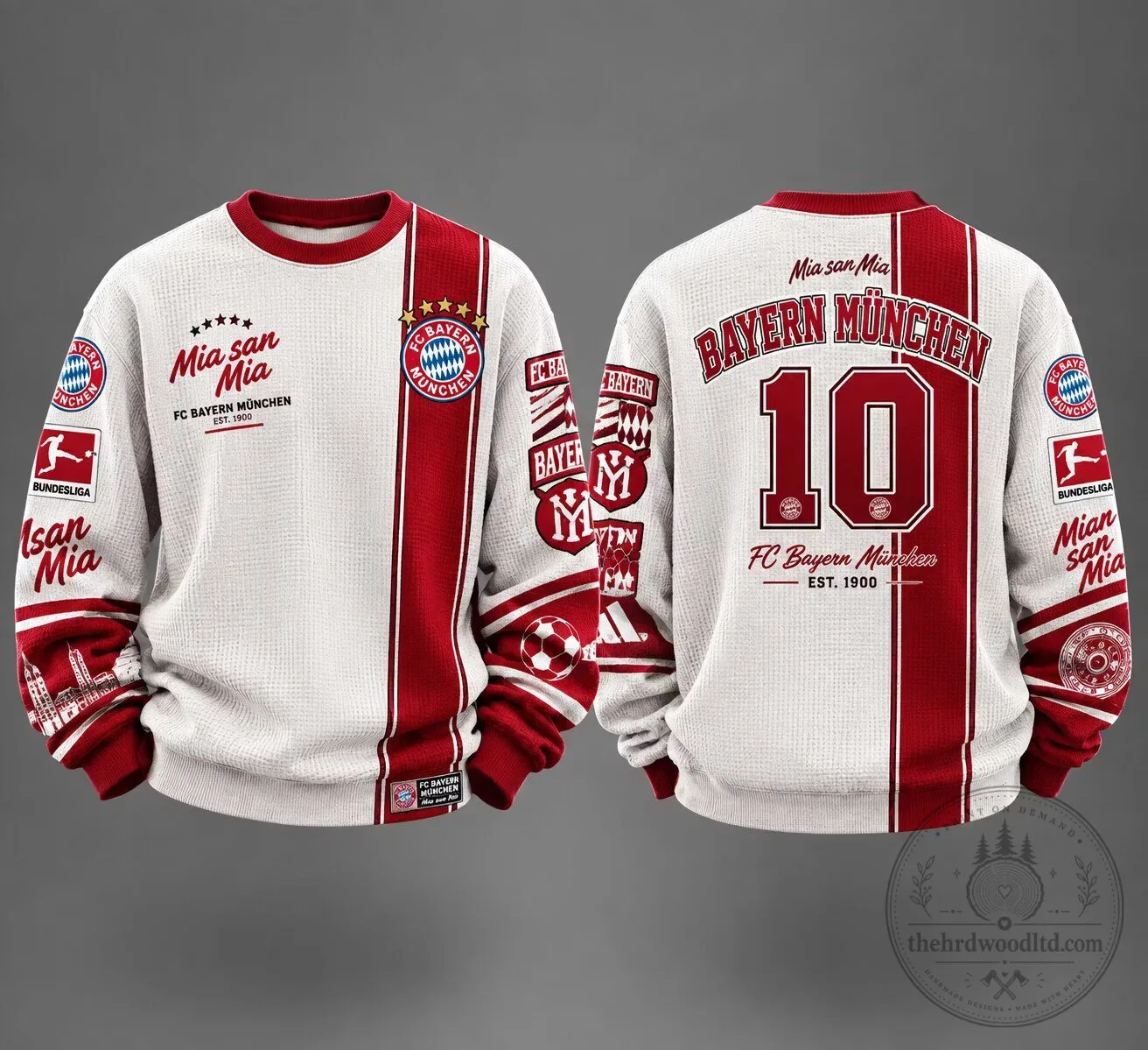 Bayern Munich Football Club Mia San Mia Soccer Team Fan Sweatshirt