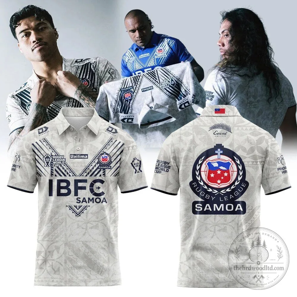 Toa Samoa Rugby League World Cup 2026 Polo Shirt for Men and Women