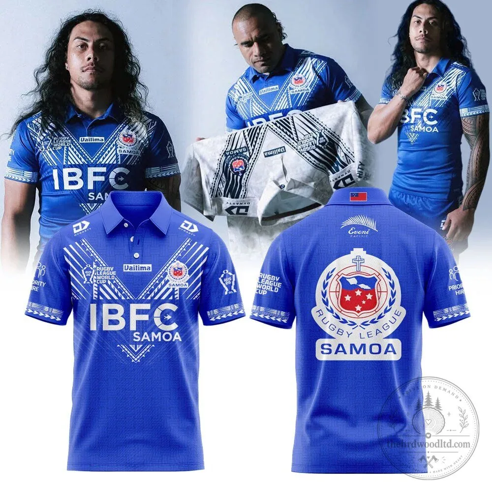 Toa Samoa Rugby League World Cup 2026 Polo Shirt