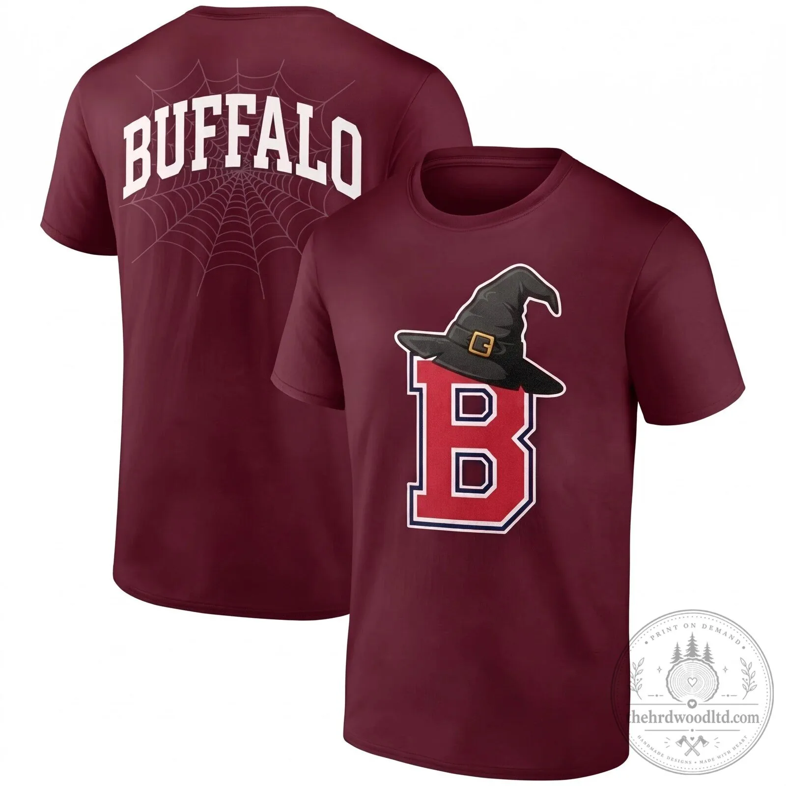 Buffalo Bills Halloween Witch Hat Logo Black Short-Sleeve T-Shirt 9 Buffalo Bills Halloween Witch Hat Logo Black Short-Sleeve T-Shirt