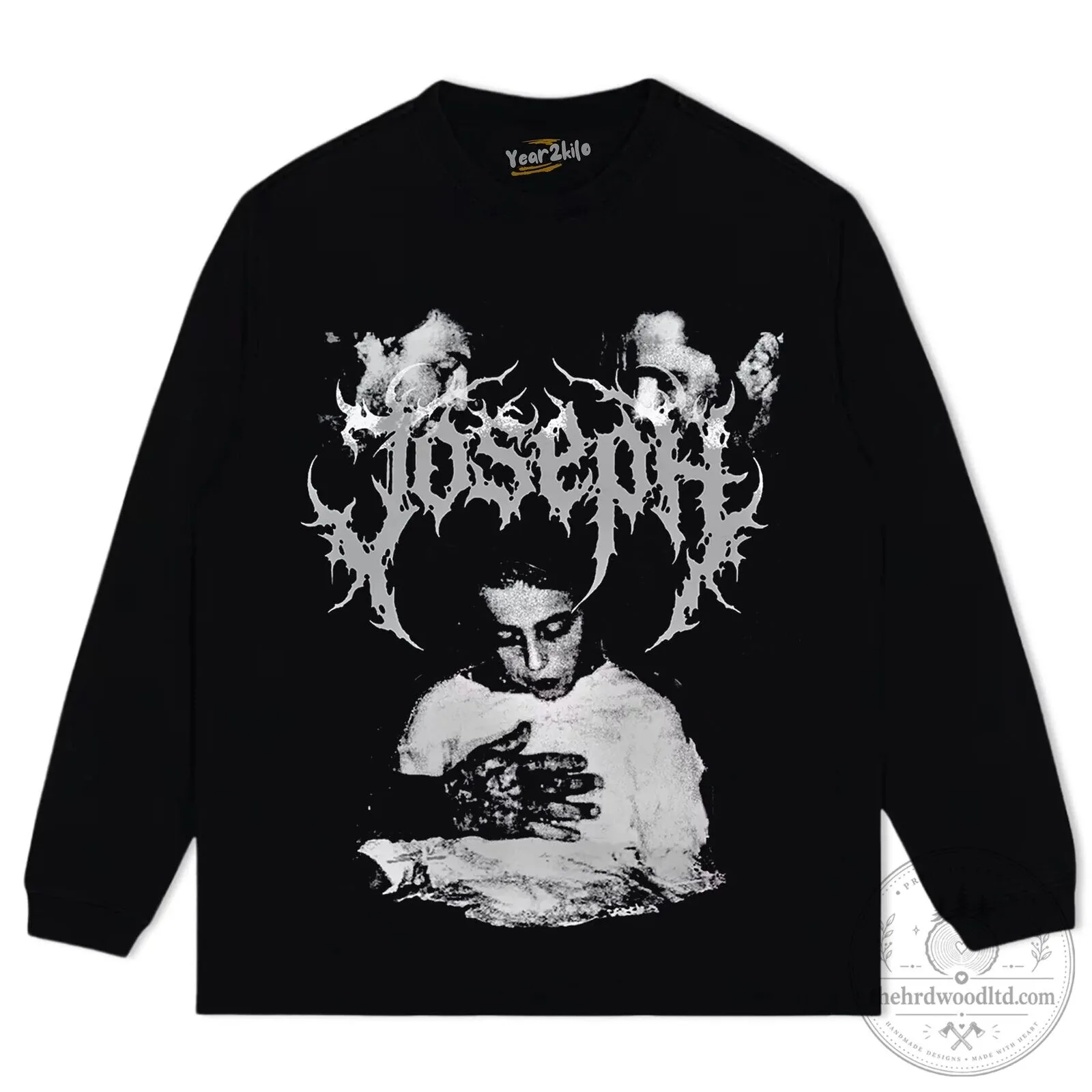 Joseph Rock Band Heavy Metal Music Fan Apparel Washed Black T-Shirt 13 Joseph Rock Band Heavy Metal Music Fan Apparel Washed Black T-Shirt