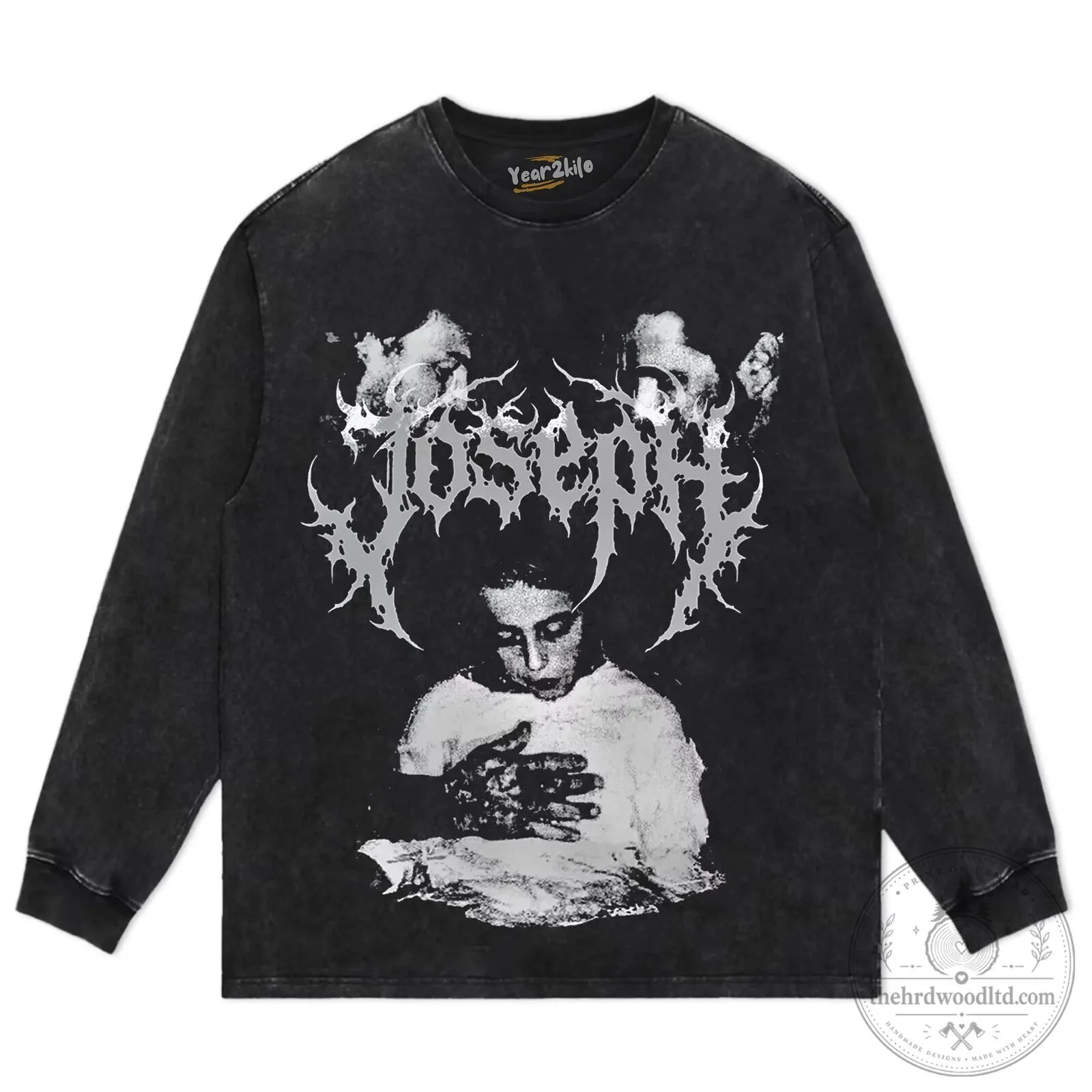 Joseph Rock Band Heavy Metal Music Fan Apparel Washed Black T-Shirt 14 Joseph Rock Band Heavy Metal Music Fan Apparel Washed Black T-Shirt