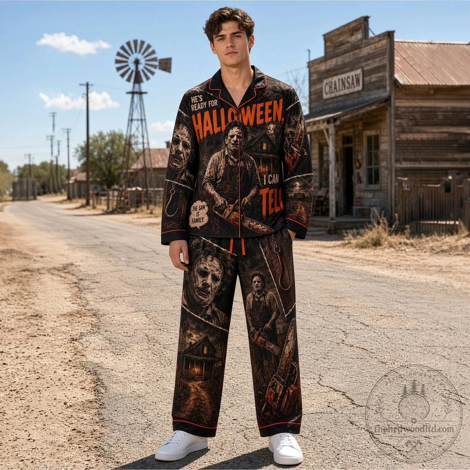 Michael Myers Halloween Horror Movie He's Ready For Halloween Pajamas Set 4 Michael Myers Halloween Horror Movie He