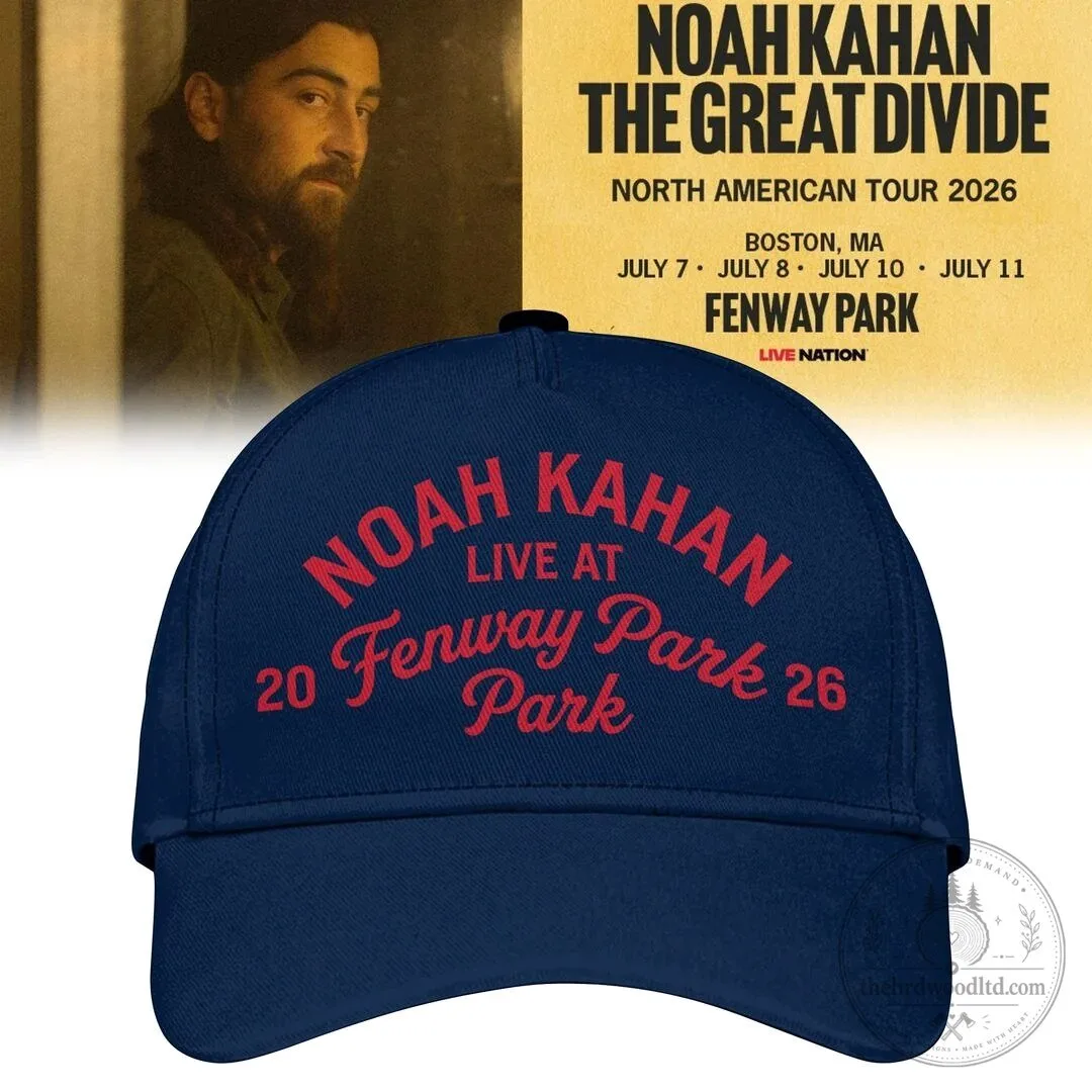Noah Kahan The Great Divide Tour Boston Fenway Park T-Shirt 5 Noah Kahan The Great Divide Tour Boston Fenway Park T-Shirt