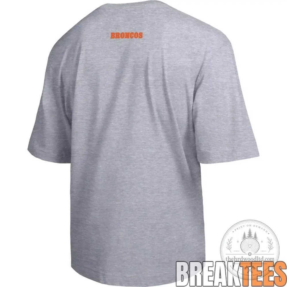 Denver Broncos United in Orange Mascot Graphic Gray T-Shirt 4 Denver Broncos United in Orange Mascot Graphic Gray T-Shirt
