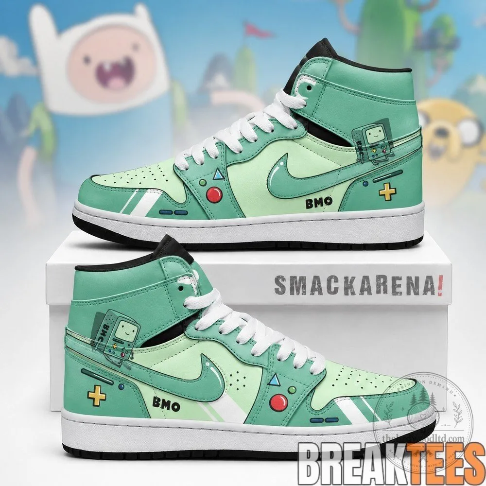 Adventure Time BMO Character High Top Sneakers