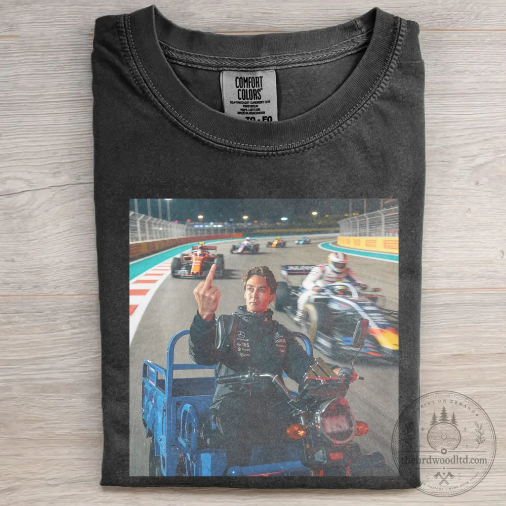 George Russell Funny Meme Formula 1 Racing Driver T-Shirt George Russell Funny Meme Formula 1 Racing Driver T-Shirt
