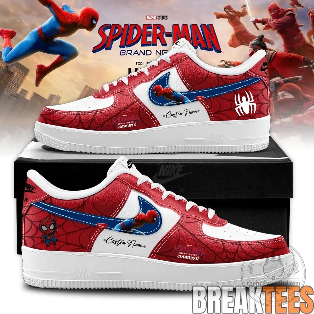 Spider-Man Brand New Day Custom Nike Air Force 1 Shoes
