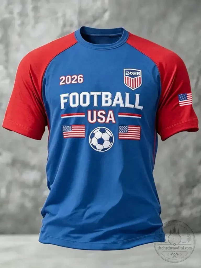 USA Soccer Football 2026 World Cup Fan T-Shirt 8 USA Soccer Football 2026 World Cup Fan T-Shirt