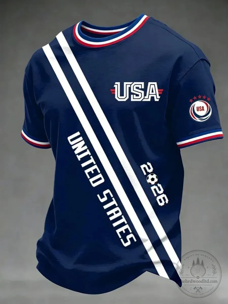 USA Soccer 2026 United States Football Fan T-Shirt 1 USA Soccer 2026 United States Football Fan T-Shirt