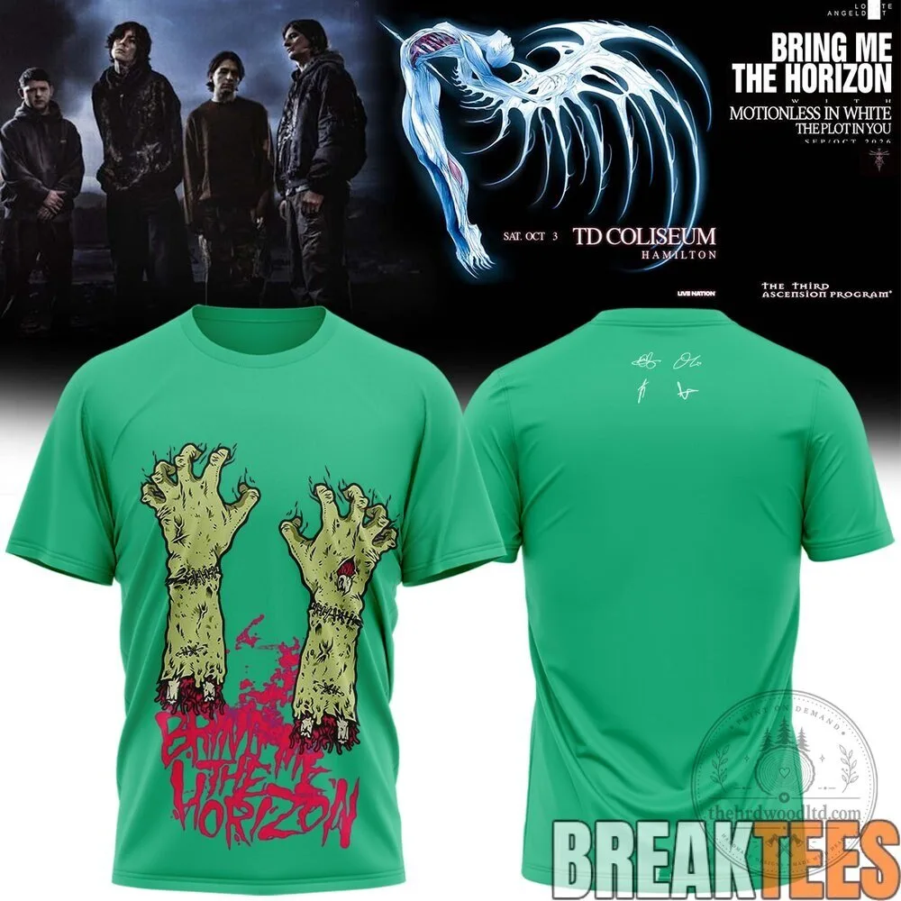 Bring Me The Horizon Pray For Plagues Band Music Album Cover T-Shirt 7 Bring Me The Horizon Pray For Plagues Band Music Album Cover T-Shirt