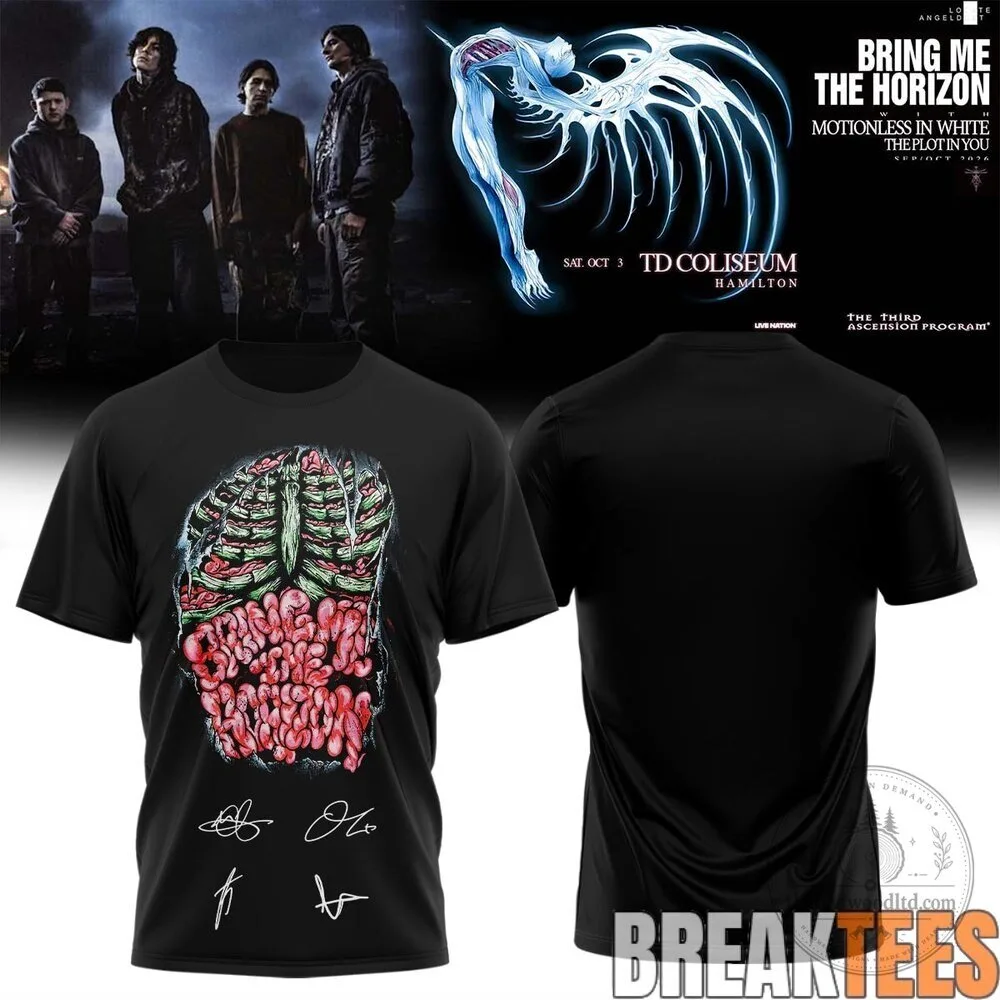 Bring Me The Horizon Pray For Plagues Band Music Album Cover T-Shirt 8 Bring Me The Horizon Pray For Plagues Band Music Album Cover T-Shirt
