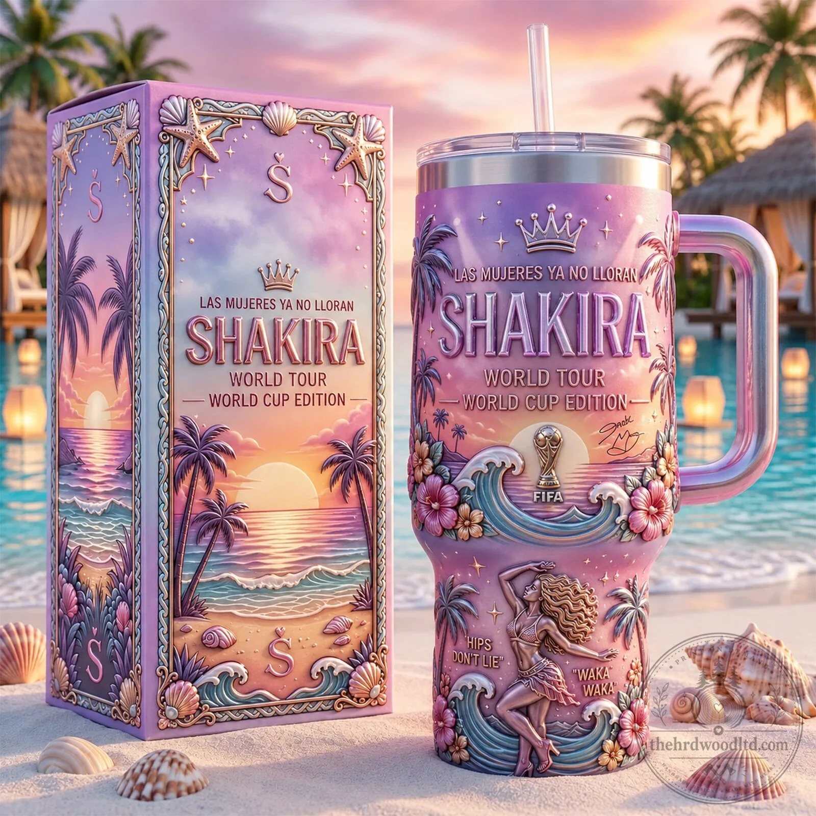 Shakira Las Mujeres Ya No Lloran World Tour World Cup Edition Tumbler