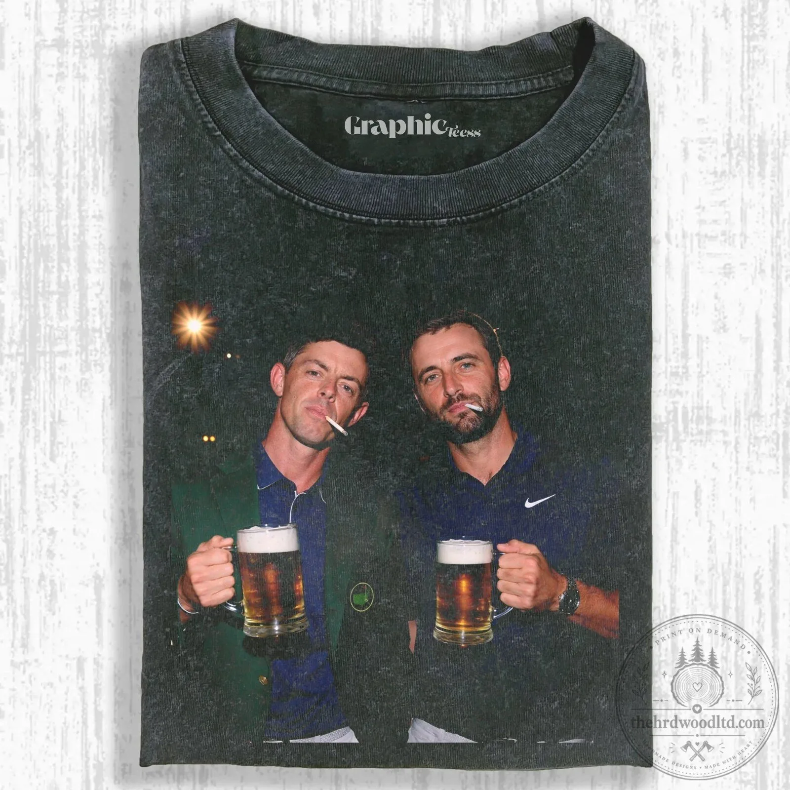 Scottie Scheffler and Rory McIlroy Golf Legends Drinking Beer T-Shirt 1 Scottie Scheffler and Rory McIlroy Golf Legends Drinking Beer T-Shirt