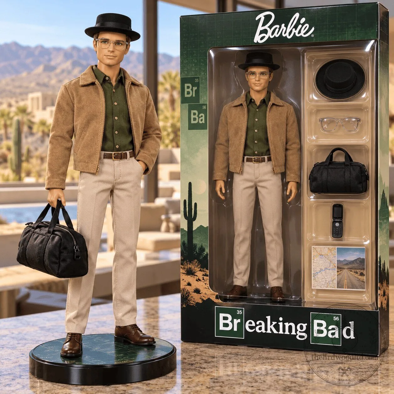 Breaking Bad Walter White Barbie Doll Collectible Figure