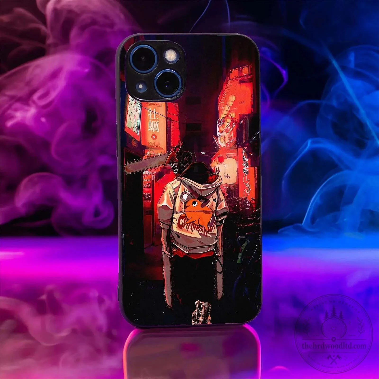 Chainsaw Man Denji Anime Character Art iPhone Phone Case