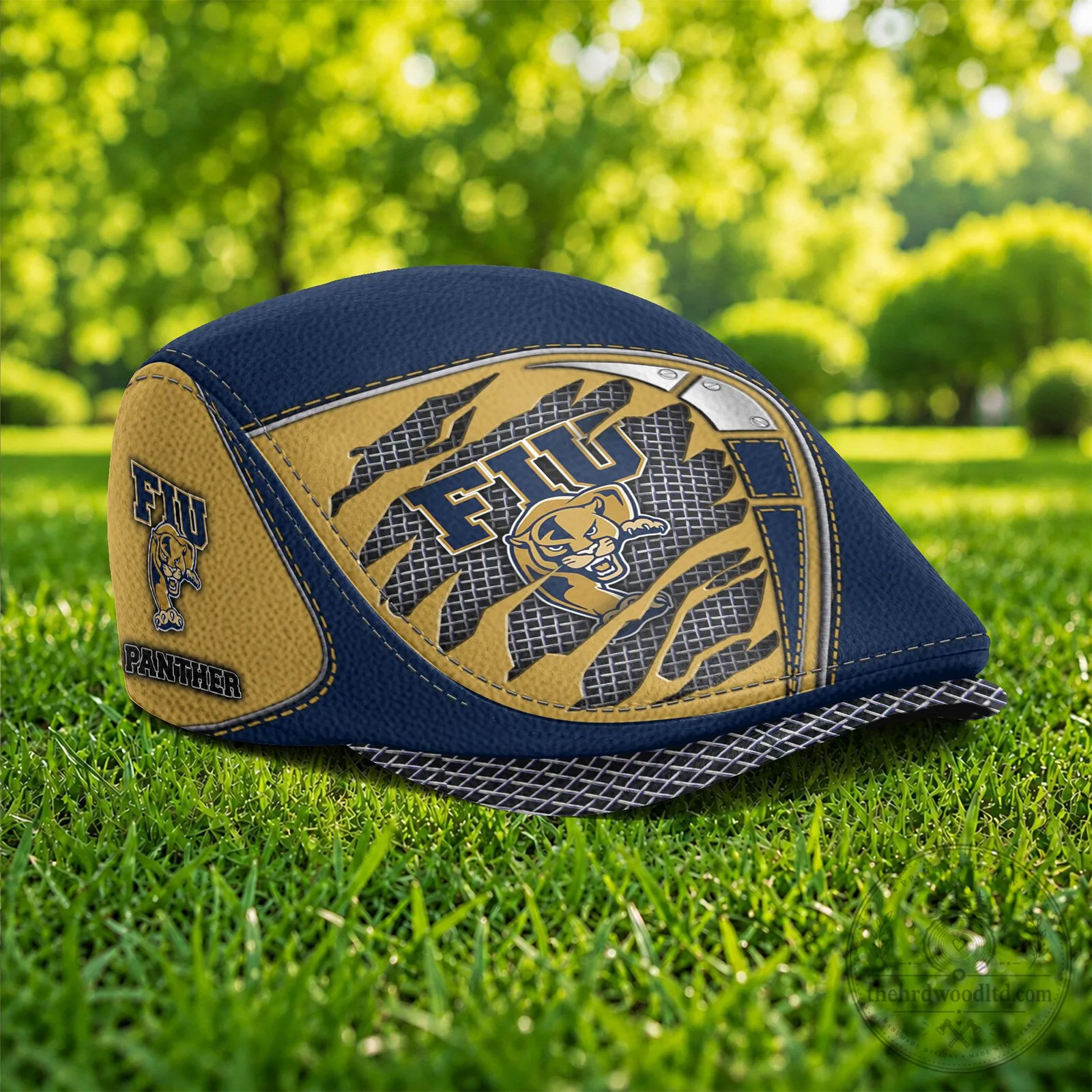 Florida International University Golden Panthers NCAA Flat Cap Hat 5 Florida International University Golden Panthers NCAA Flat Cap Hat