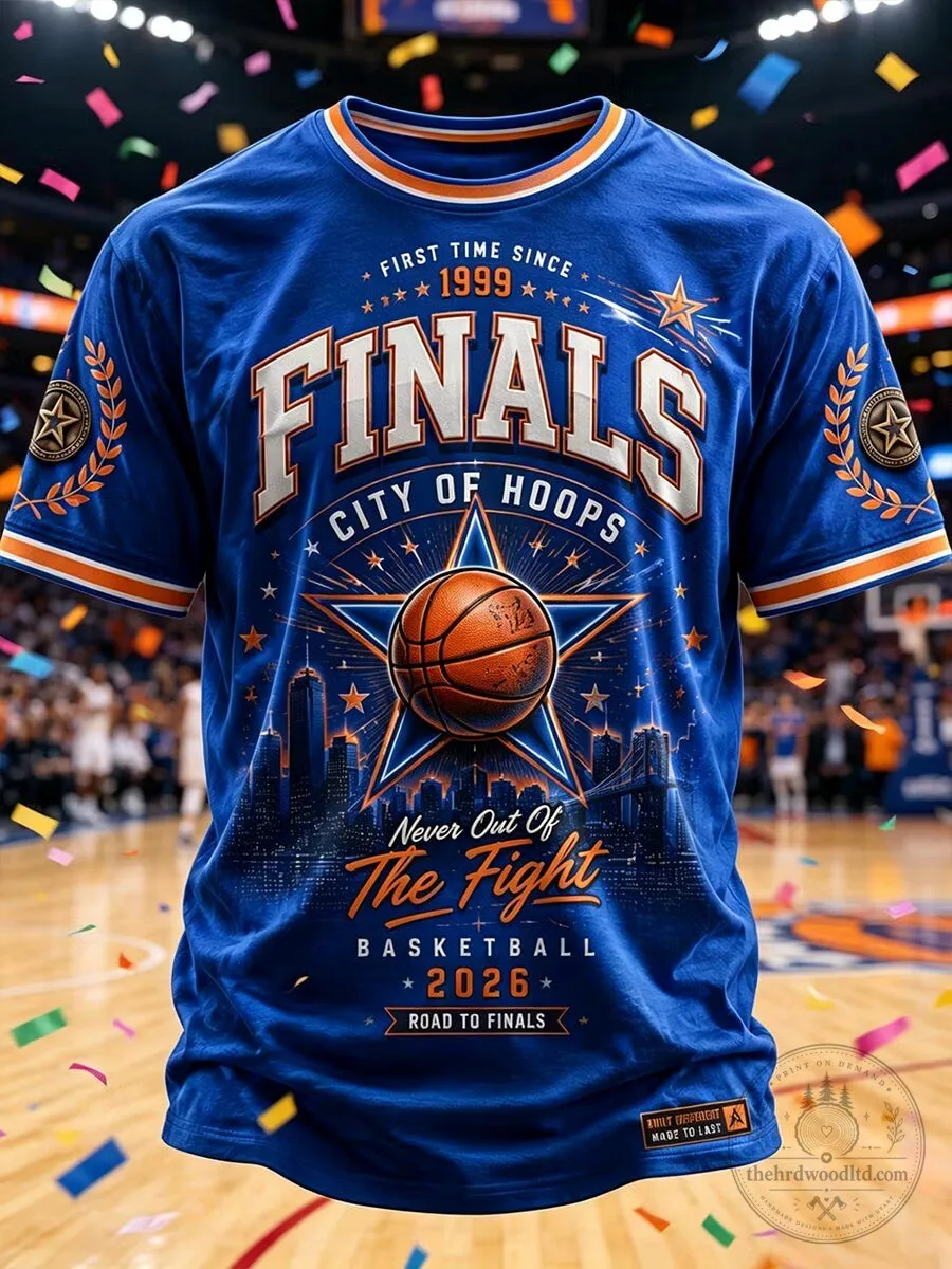 Men's Basketball Fan Shirt: 2026 Finals City of Hoops Graphic T-Shirt