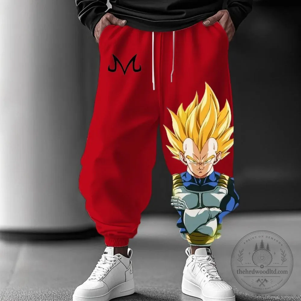 Dragon Ball Z Vegeta Super Saiyan Anime Graphic Streetwear Pants
