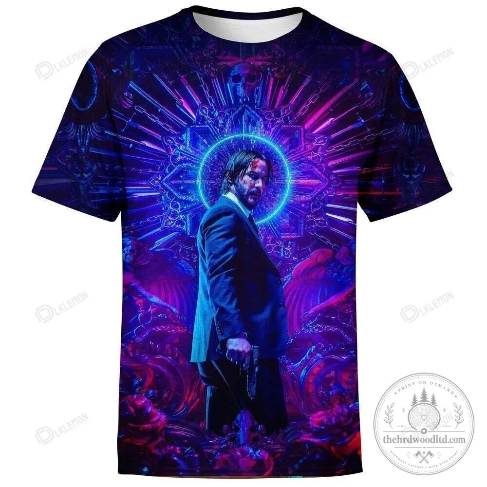 John Wick Neon Mandala Graphic T-Shirt 1 John Wick Neon Mandala Graphic T-Shirt