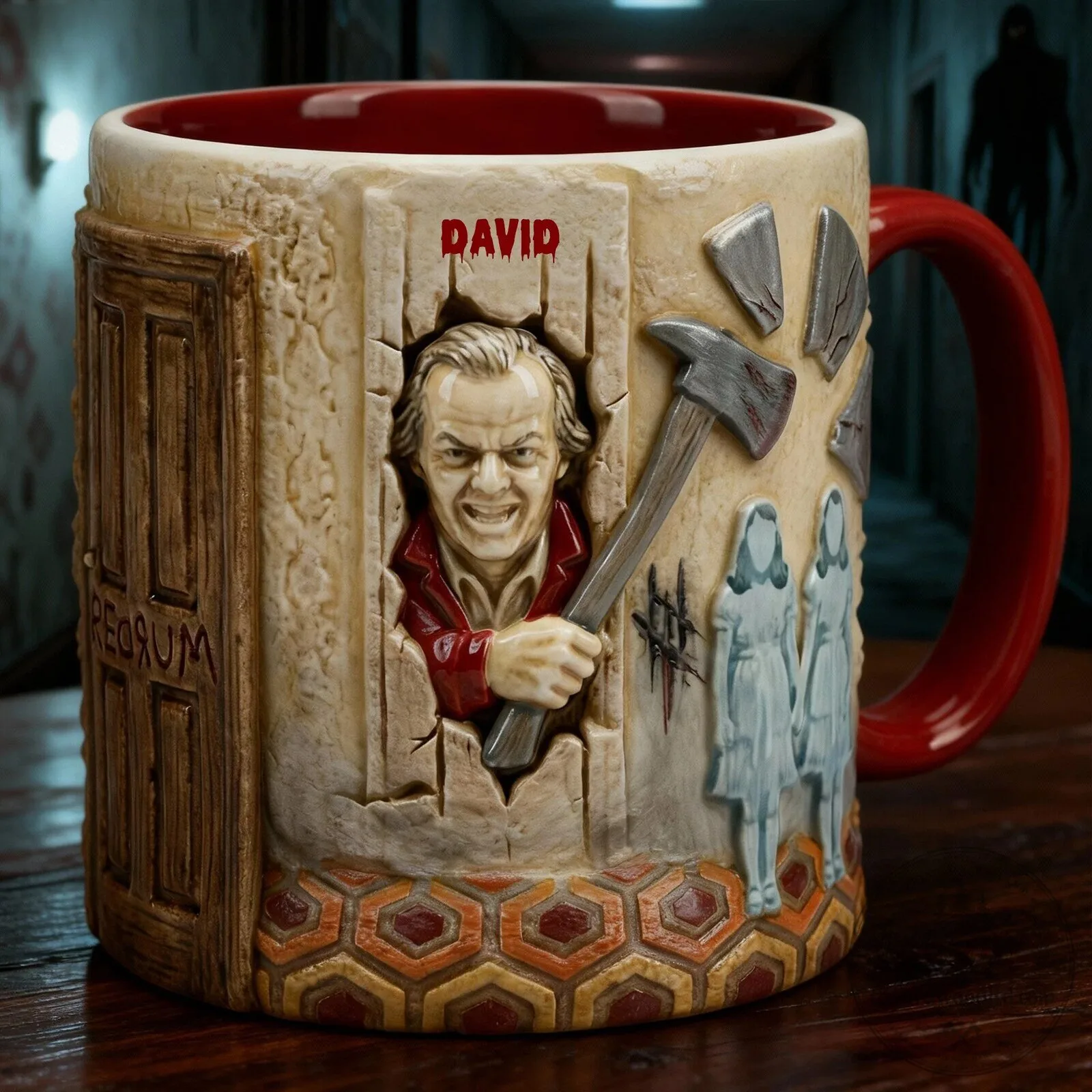 The Shining Jack Torrance Here's Johnny Horror Movie Coffee Mug