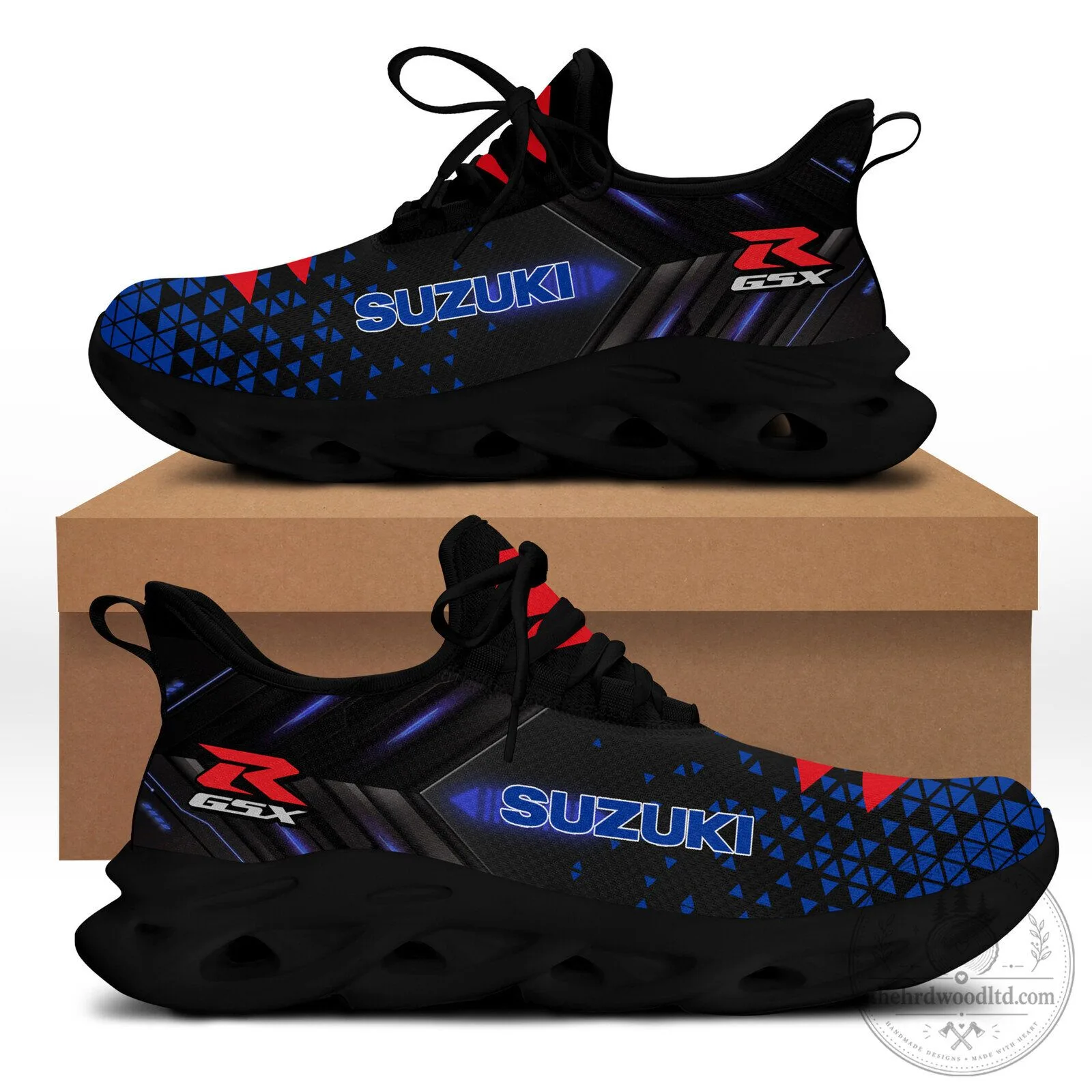 Suzuki GSX-R Motorcycle Sport Running Shoes