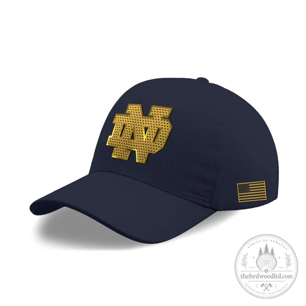 Notre Dame Fighting Irish Football Shamrock Series Navy Blue Cap Hat