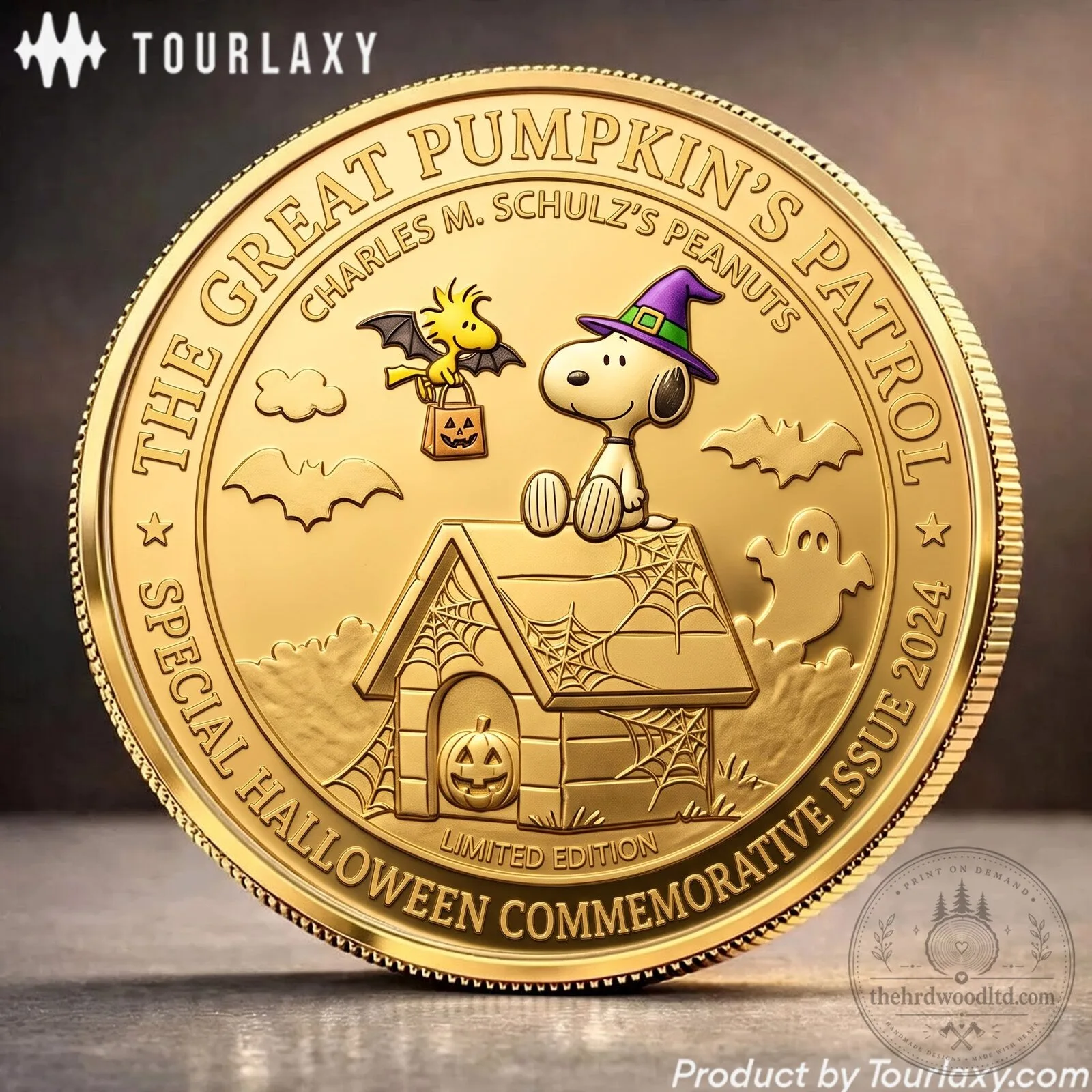 Snoopy The Great Pumpkin's Patrol Halloween Commemorative Coin 2024