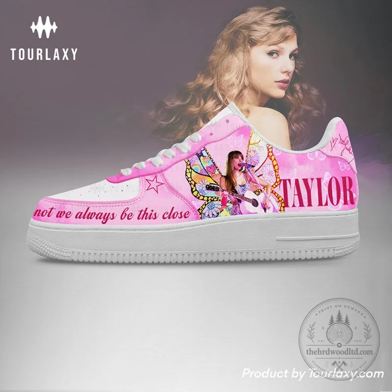 Taylor Swift Pink Butterfly Fairy Custom Sneakers Shoes 5 Taylor Swift Pink Butterfly Fairy Custom Sneakers Shoes