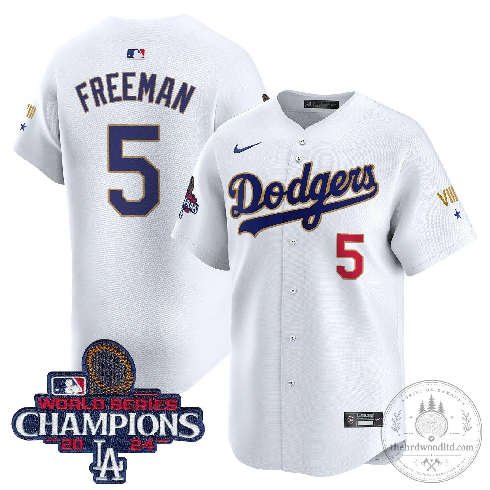 Dodgers Shohei Ohtani 2024 World Series Champions White Baseball Jersey 42 Dodgers Shohei Ohtani 2024 World Series Champions White Baseball Jersey