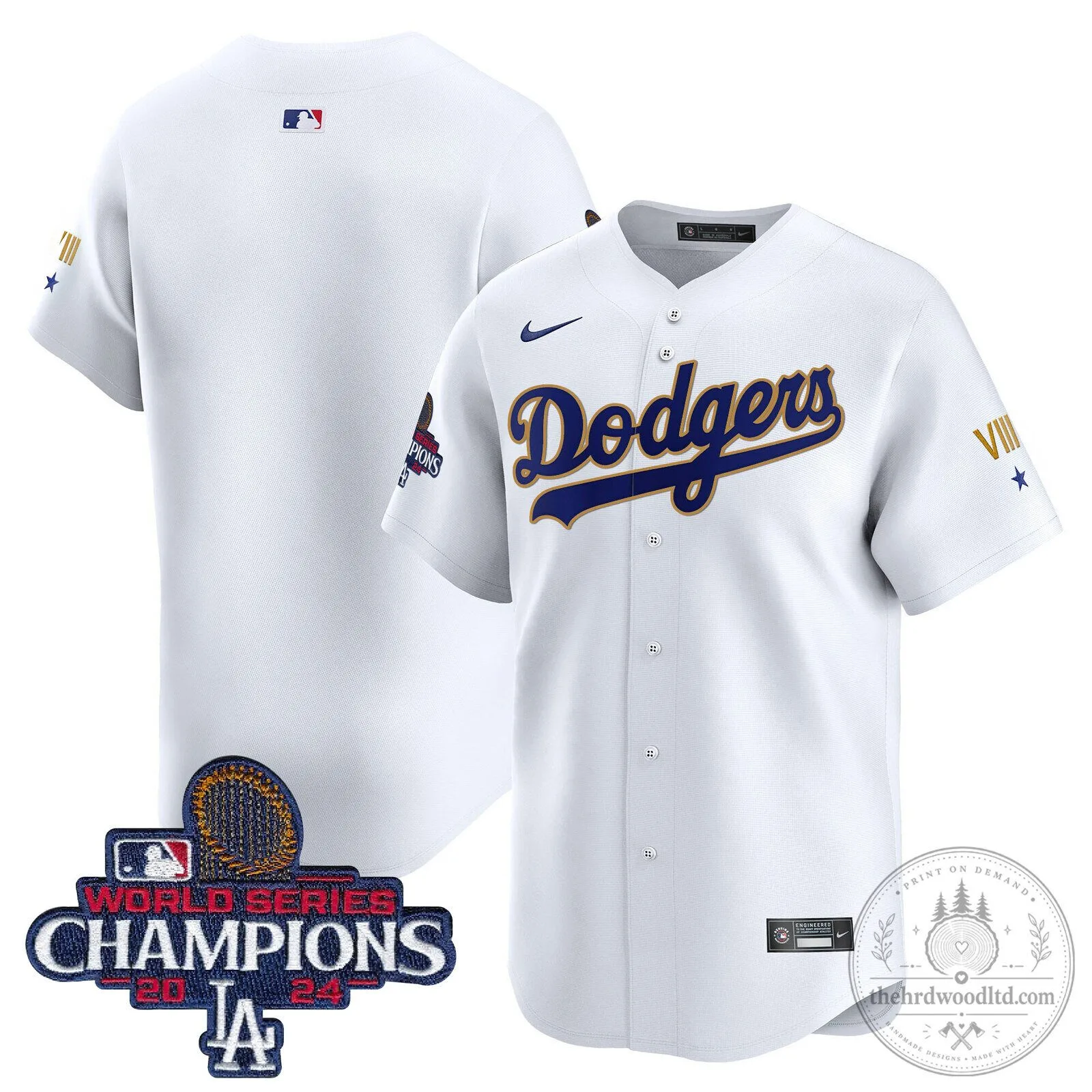 Dodgers Shohei Ohtani 2024 World Series Champions White Baseball Jersey 49 Dodgers Shohei Ohtani 2024 World Series Champions White Baseball Jersey
