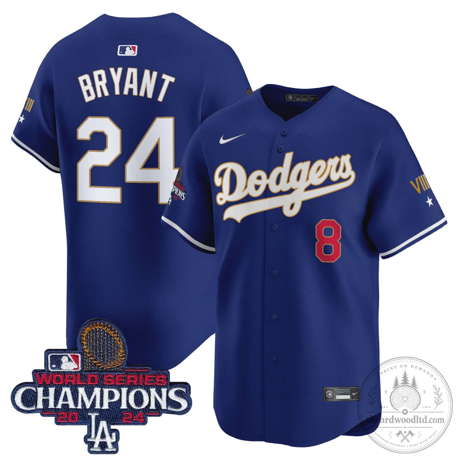 Dodgers Shohei Ohtani 2024 World Series Champions White Baseball Jersey 54 Dodgers Shohei Ohtani 2024 World Series Champions White Baseball Jersey