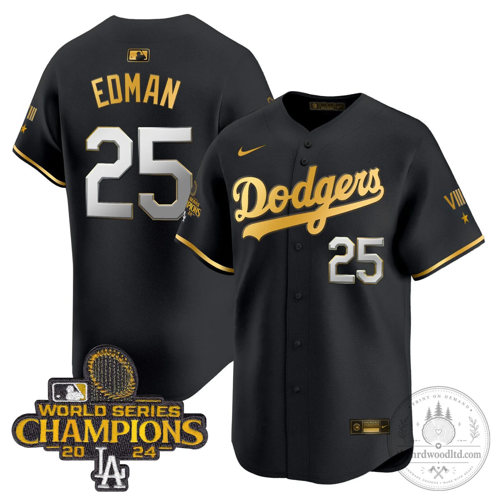 Dodgers Shohei Ohtani 2024 World Series Champions White Baseball Jersey 68 Dodgers Shohei Ohtani 2024 World Series Champions White Baseball Jersey