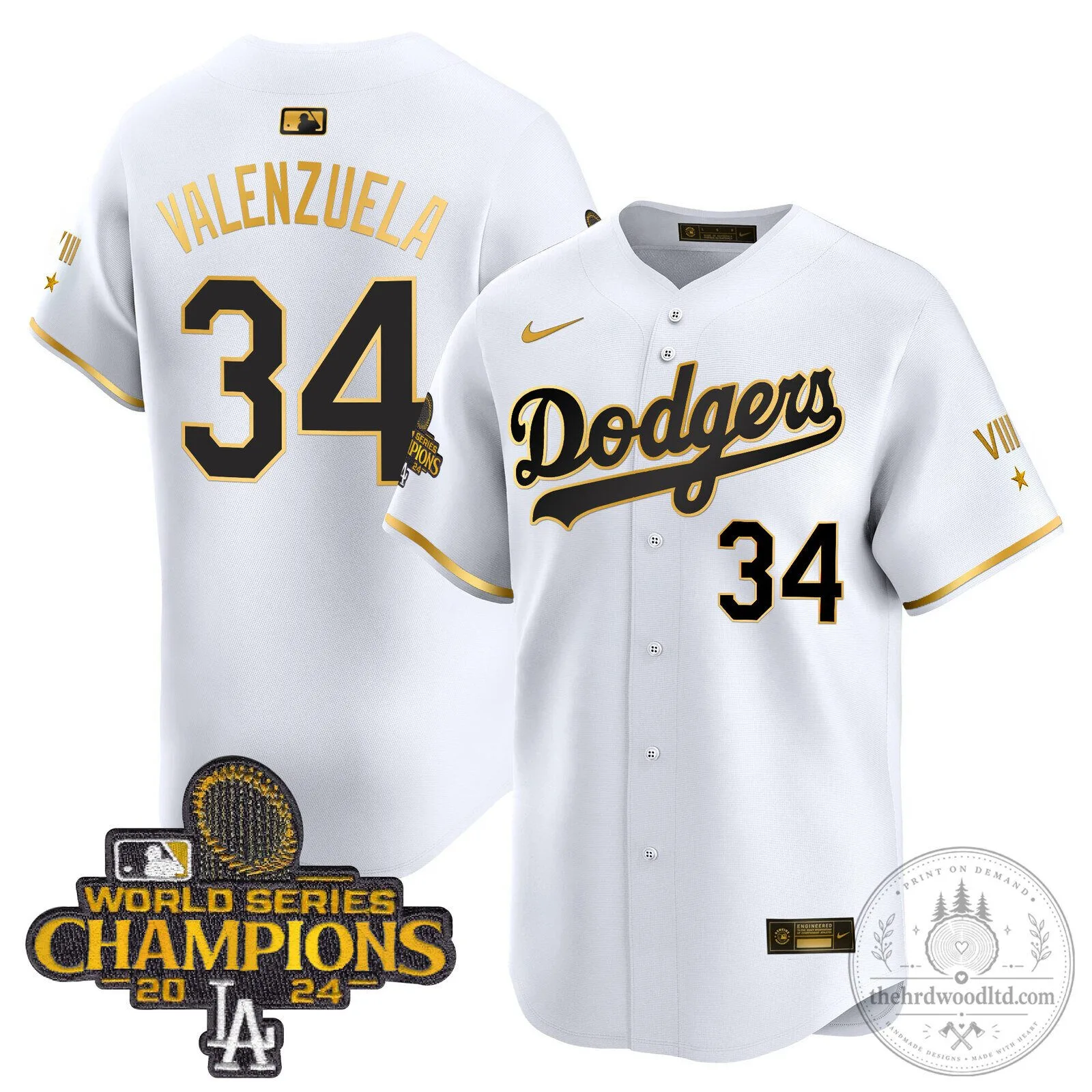Dodgers Shohei Ohtani 2024 World Series Champions White Baseball Jersey 71 Dodgers Shohei Ohtani 2024 World Series Champions White Baseball Jersey