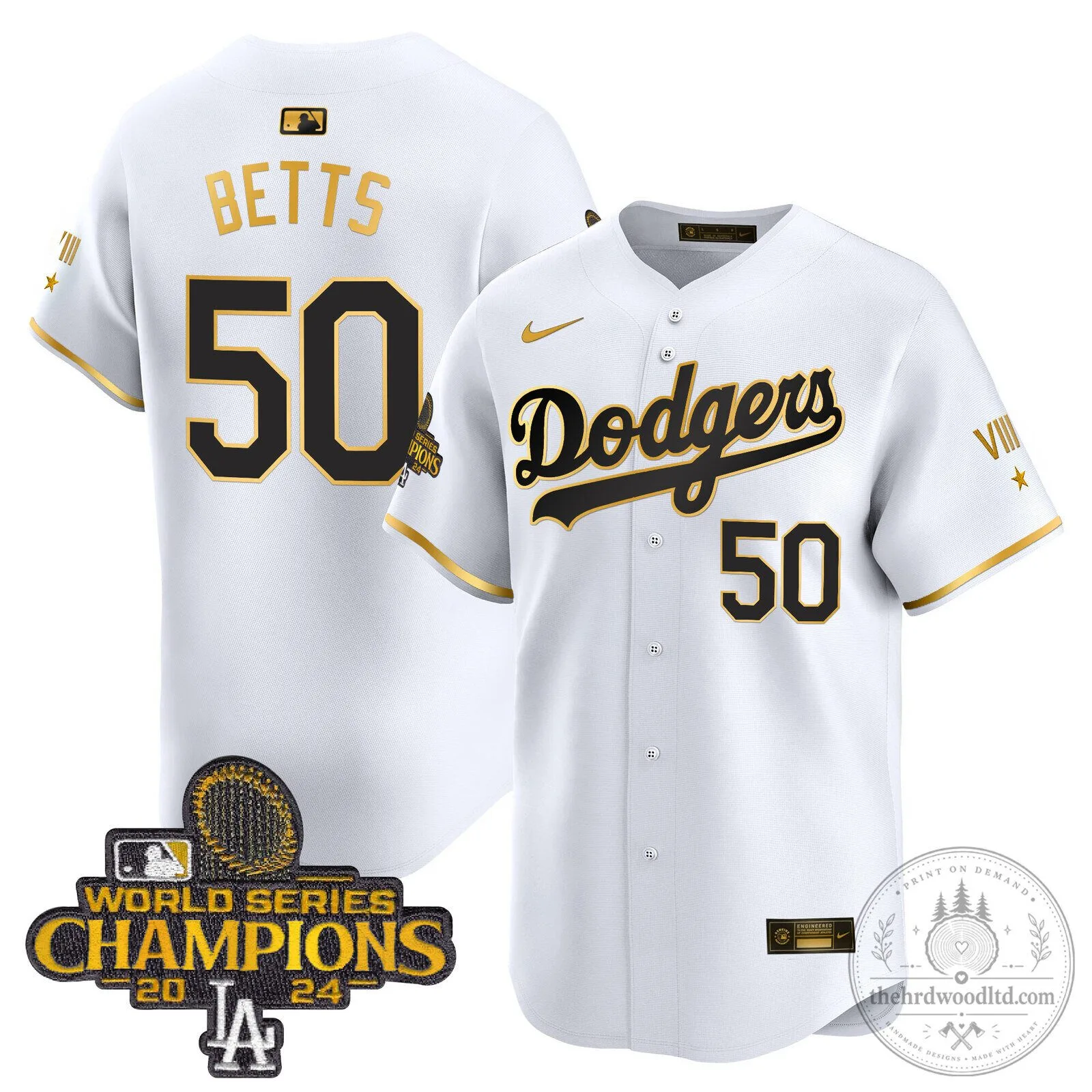 Dodgers Shohei Ohtani 2024 World Series Champions White Baseball Jersey 73 Dodgers Shohei Ohtani 2024 World Series Champions White Baseball Jersey