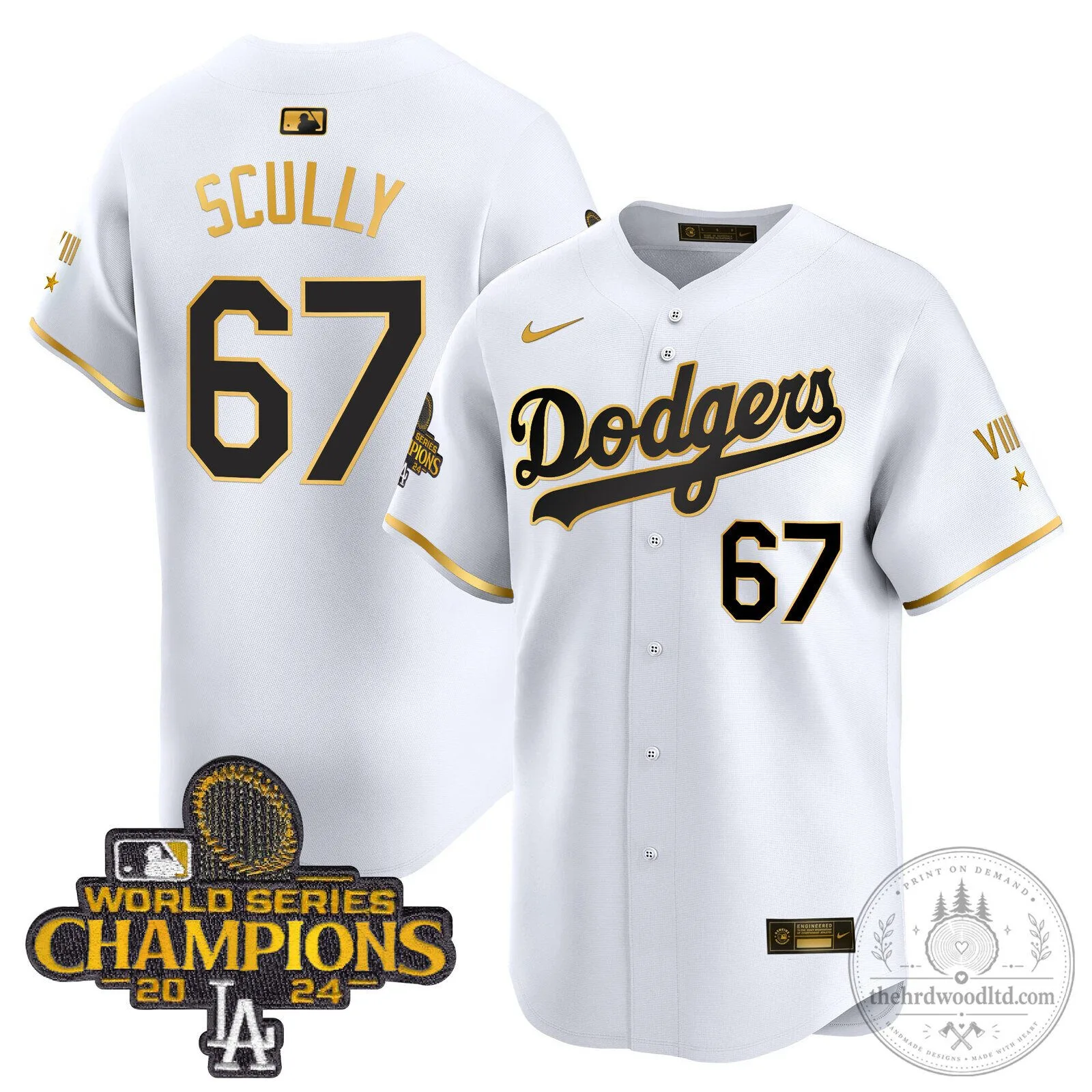 Dodgers Shohei Ohtani 2024 World Series Champions White Baseball Jersey 75 Dodgers Shohei Ohtani 2024 World Series Champions White Baseball Jersey