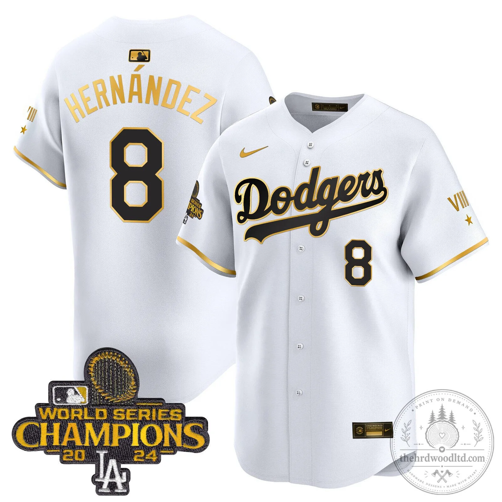 Dodgers Shohei Ohtani 2024 World Series Champions White Baseball Jersey 76 Dodgers Shohei Ohtani 2024 World Series Champions White Baseball Jersey
