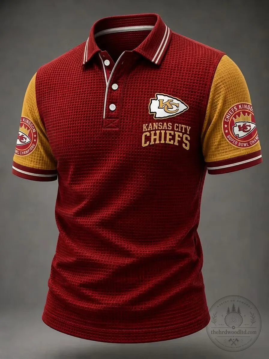 Kansas City Chiefs Super Bowl Champions Football Polo Shirt