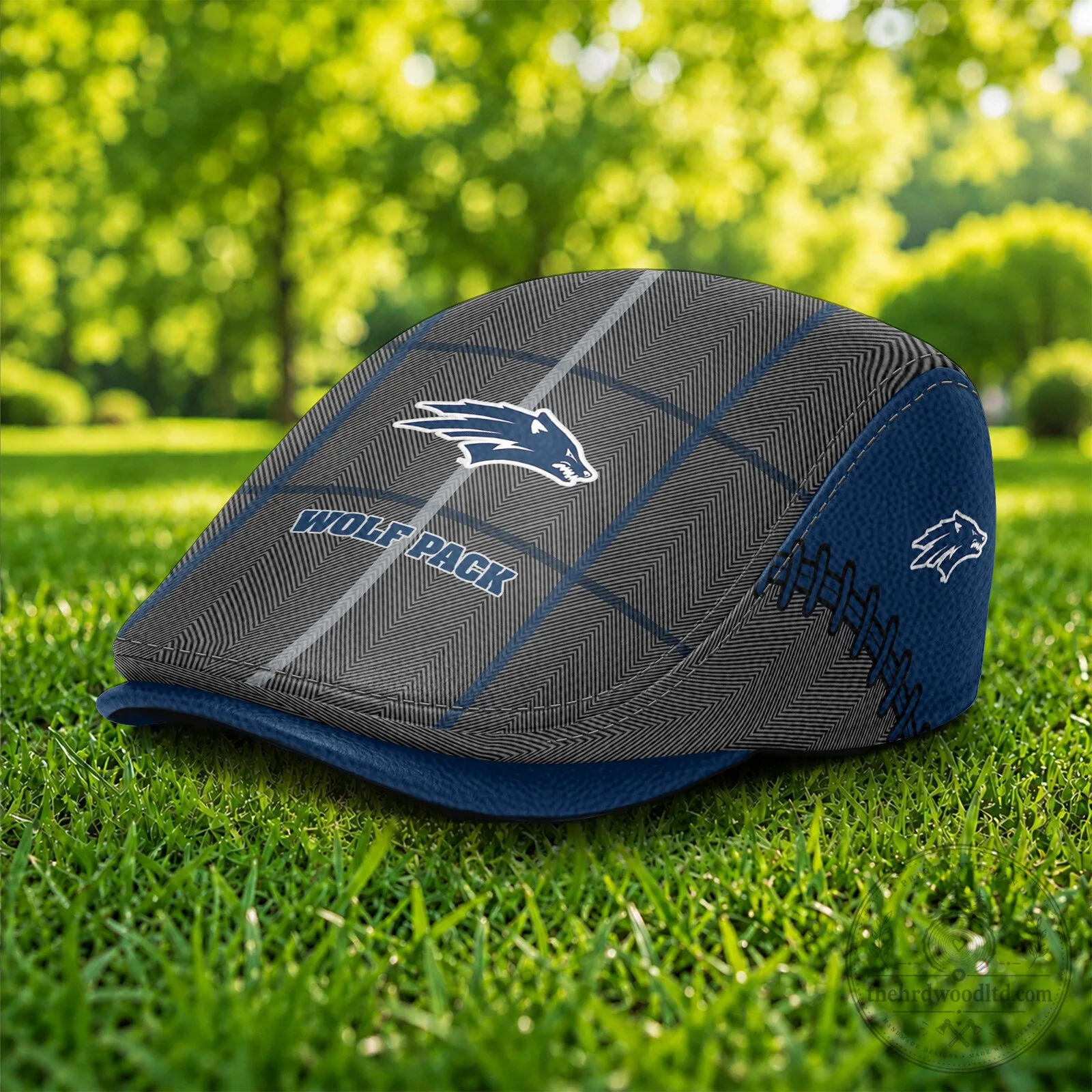 Nevada Wolf Pack NCAA Golf Flat Cap Hat for Men and Women