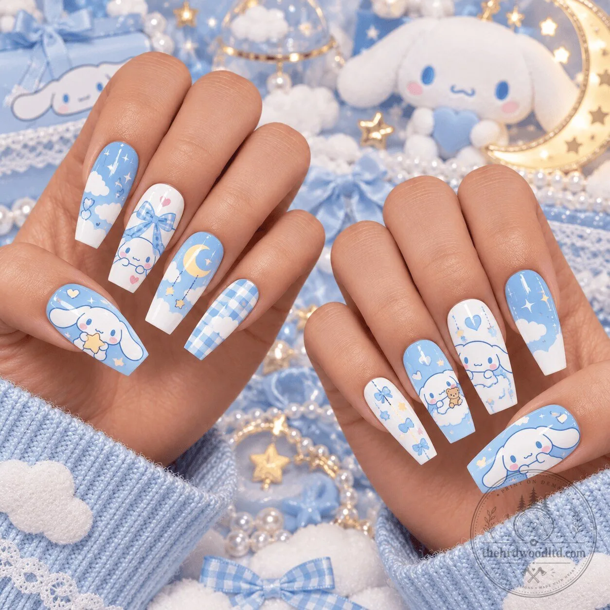 Cinnamoroll Blue Sky Dream Press-On Nails Set