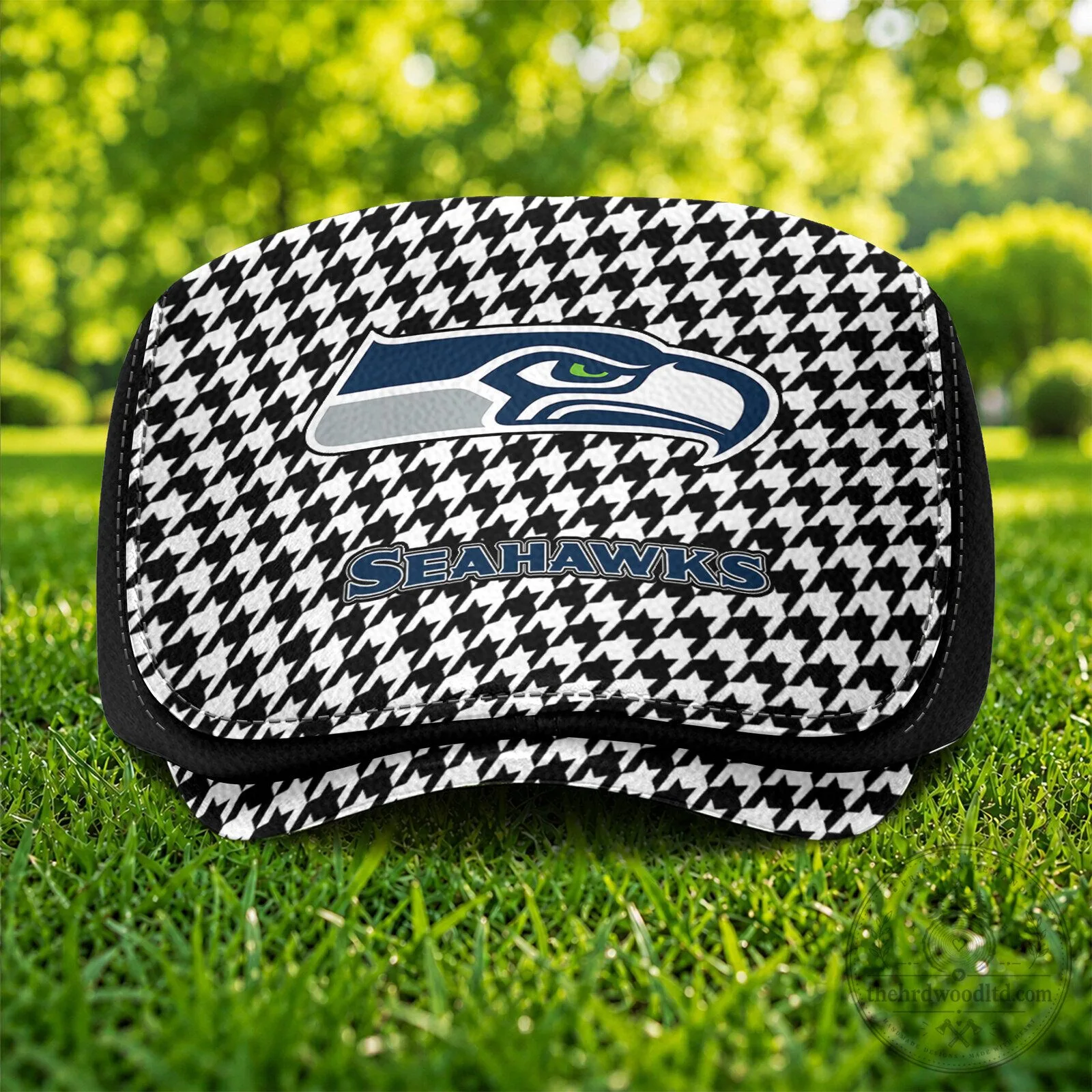 Seattle Seahawks Houndstooth Pattern Golf Cap Hat 6 Seattle Seahawks Houndstooth Pattern Golf Cap Hat